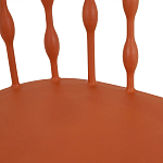 Пластиковый стул на ножках из массива бука Ferret Spiral Brown варинант исполнения - 6 | Loft Concept в Волгограде