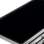 Столик журнальный с черной стеклянной столешницей Embodiment of Contemporary Art  варинант исполнения - 2 | Loft Concept в Волгограде