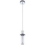 Подвесной светильник хром Odile Acrylic Tube Hanging Lamp Chrome варинант исполнения - 2 | Loft Concept в Волгограде