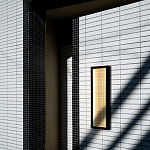 Светодиодное прямоугольное бра из металла черного цвета Lattice Lux варинант исполнения - 9 | Loft Concept в Волгограде