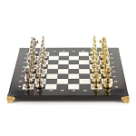 Шахматы Ренессанс с доской из натурального мрамора Decorative Thematic Chess варинант исполнения - 1 | Loft Concept в Волгограде