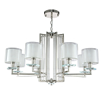 Люстра с 8-ю цилиндрическими плафонами из стекла Laurent варинант исполнения - 7 | Loft Concept в Волгограде