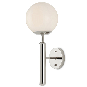 Бра с полупрозрачным стеклянным плафоном Fastener