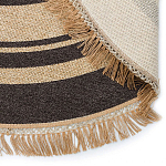 Ковер из комбинированного состава с узором Circles of goodness варинант исполнения - 4 | Loft Concept в Волгограде