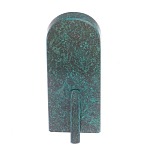 Часы подарочные погон полковник МВД из натурального камня Змеевик Military Clock варинант исполнения - 3 | Loft Concept в Волгограде