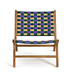 Кресло низкое из массива тика Barbados варинант исполнения - 3 | Loft Concept в Волгограде