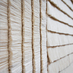 Большое Панно Абстракция белые нити Huipil Wall Hanging варинант исполнения - 2 | Loft Concept в Волгограде