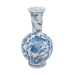 Ваза фарфоровая с синими цветочными мотивами Independence варинант исполнения - 1 | Loft Concept в Волгограде