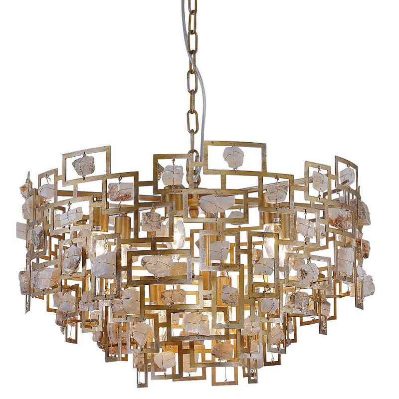 Люстра Maze Stones Chandelier Золотой Люстра Maze Stones Chandelier Золотой в Волгограде | Loft Concept