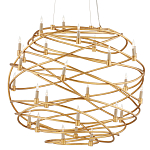 Люстра золотая в форме спирали Fancy Pattern варинант исполнения - 2 | Loft Concept в Волгограде