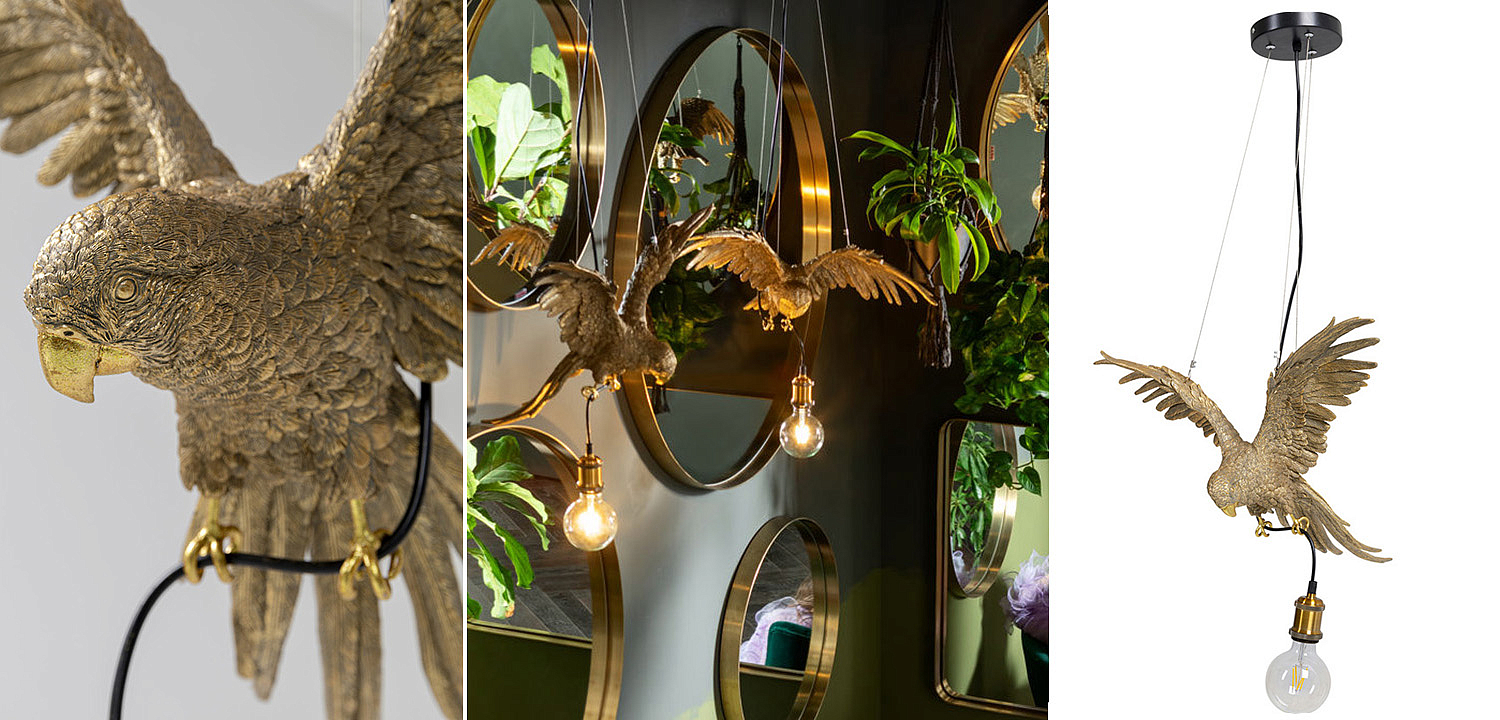 Подвесной Светильник Золотой Попугай Golden Parrot Подвесной Светильник Золотой Попугай Golden Parrot - Loft-Concept в Волгограде