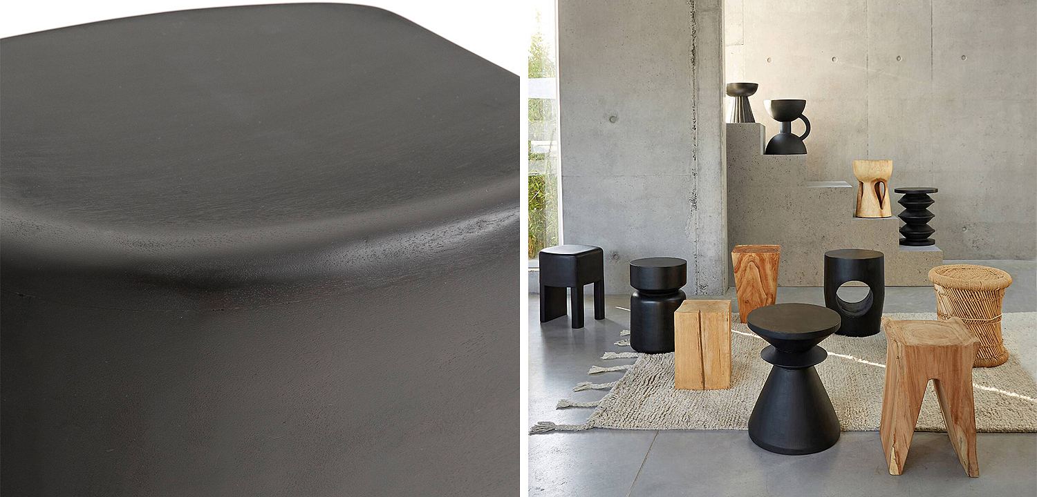 Приставной стол Mordred Mango Black Side Table Приставной стол Mordred Mango Black Side Table - Loft-Concept в Волгограде