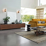 Фигурный приставной столик черного цвета AMORPHOUS варинант исполнения - 8 | Loft Concept в Волгограде