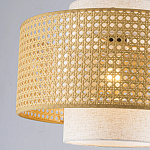 Торшер с декоративным поясом из плетеного бамбука Biuloggicu варинант исполнения - 8 | Loft Concept в Волгограде