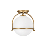 Потолочный светильник с плафоном в форме белого матового шара Hinkley варинант исполнения - 13 | Loft Concept в Волгограде