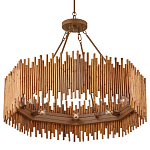 Люстра с абажуром из ротанга Wicker Furniture варинант исполнения - 3 | Loft Concept в Волгограде