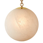 Подвесной светильник в форме шара из белого текстурного стекла Atmosphere варинант исполнения - 1 | Loft Concept в Волгограде