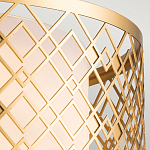 Потолочный светильник золотого цвета с каркасом в виде геометрических ромбов Elstead Lighting варинант исполнения - 4 | Loft Concept в Волгограде