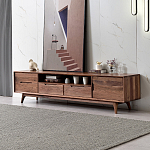 Тумба под телевизориз массива дерева TV Stand made of Walnut Wood варинант исполнения - 1 | Loft Concept в Волгограде