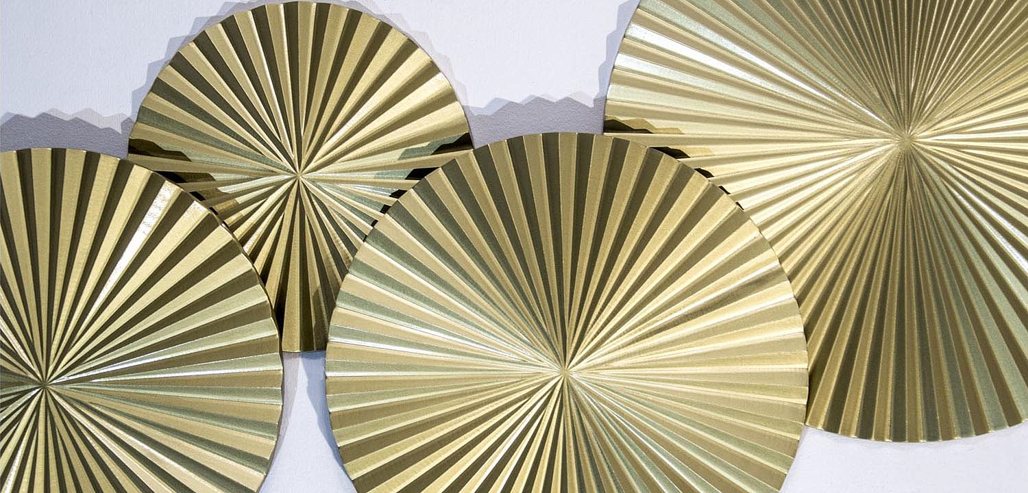 Арт-объект Apollo Gold Wall Plaque Disc 4 Арт-объект Apollo Gold Wall Plaque Disc 4 - Loft-Concept в Волгограде
