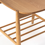 Приставной стол из массива дуба Reyer Side Table варинант исполнения - 3 | Loft Concept в Волгограде