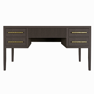 Большой Рабочий стол Primo с 5 выдвижными ящиками Темный орех