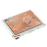 Портсигар с газовой зажигалкой из натурального камня Пегматит Stone Cigarettes Cases варинант исполнения - 1 | Loft Concept в Волгограде