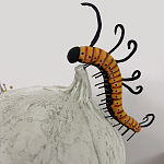 Статуэтка фантастический фрукт Exotic Tropical Fruit orange and white 67 варинант исполнения - 3 | Loft Concept в Волгограде