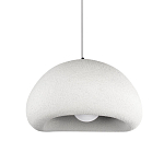 Подвесной светильник с куполообразным белым фактурным абажуром Sergey Makhno варинант исполнения - 1 | Loft Concept в Волгограде