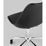 Офисный стул на металлическом основании EGGERY Black пластик варинант исполнения - 3 | Loft Concept в Волгограде