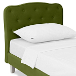 Кровать с мягким изголовьем Luna Palmer Bed варинант исполнения - 6 | Loft Concept в Волгограде