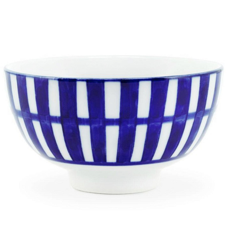 Салатник Cup Chino Белый Синий Салатник Cup Chino Белый Синий в Волгограде | Loft Concept