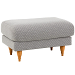 Мягкий пуф на деревянных ножках Garner Pouf Light варинант исполнения - 1 | Loft Concept в Волгограде