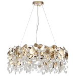 Люстра с декоративными подвесками из прозрачного стекла в форме монеток FAIRYTREE Light варинант исполнения - 10 | Loft Concept в Волгограде