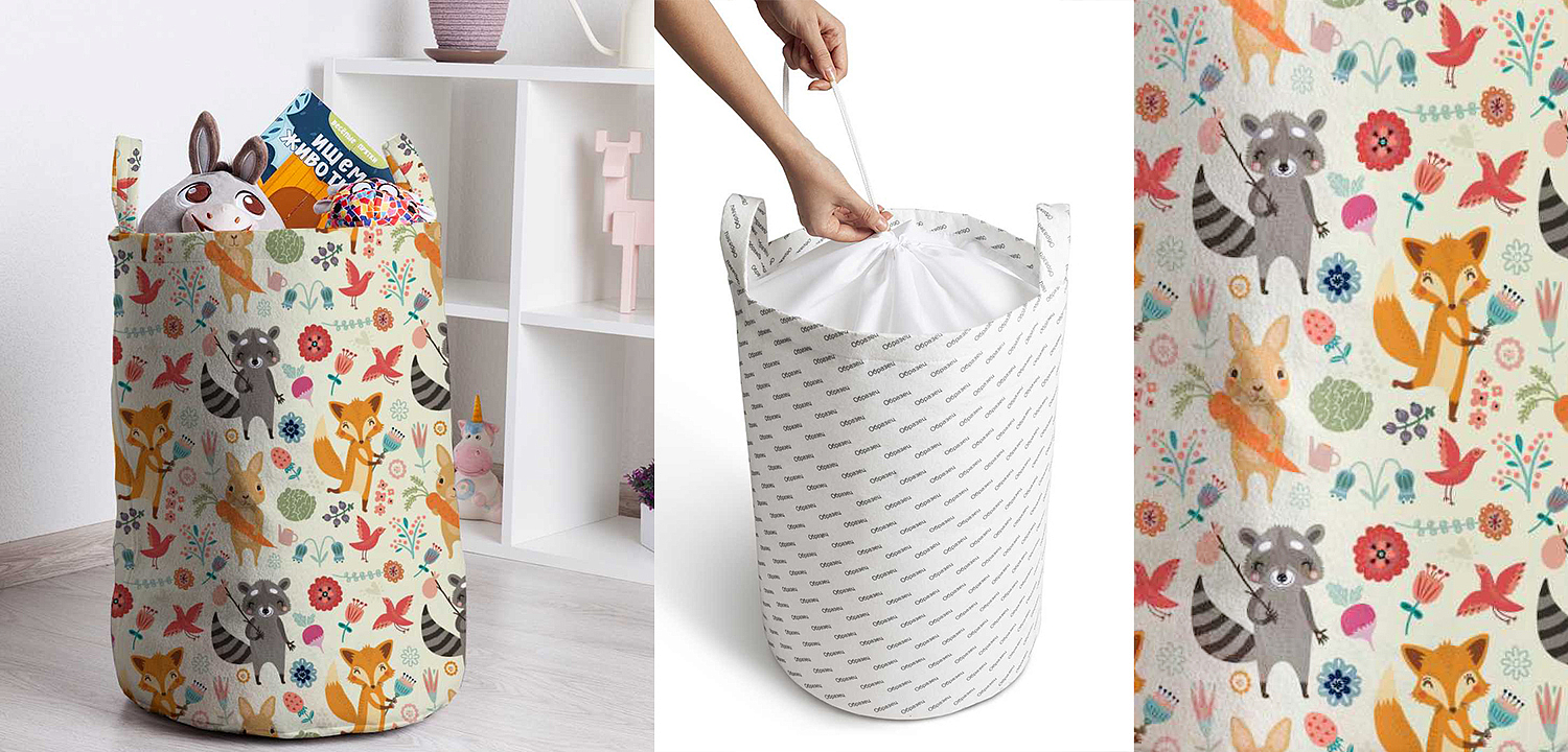 Корзина Little Animals Basket Корзина Little Animals Basket - Loft-Concept в Волгограде