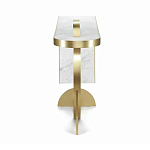 Консоль белая геометрической формы Collision варинант исполнения - 1 | Loft Concept в Волгограде