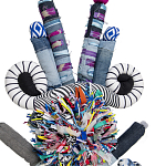 Кукла из джинсы Rusalka Upcycling варинант исполнения - 2 | Loft Concept в Волгограде