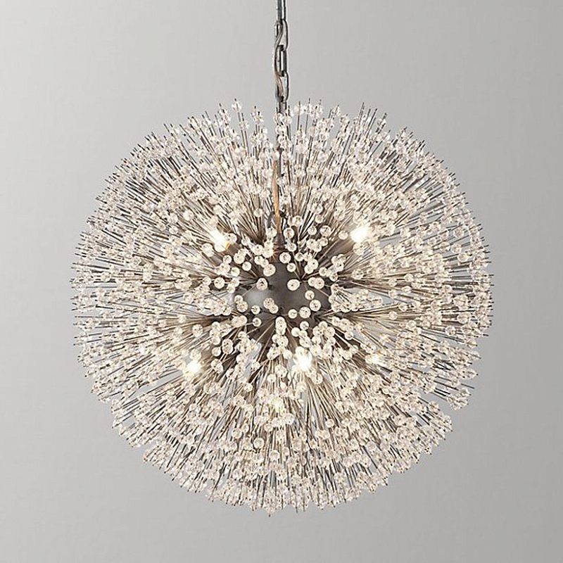 Люстра Dandelion Chandelier Серебряный Люстра Dandelion Chandelier Серебряный в Волгограде | Loft Concept