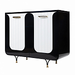 Черно-белый распашной комод Accordo варинант исполнения - 2 | Loft Concept в Волгограде