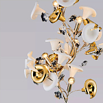 Торшер в виде белых и золотых цветов каллы Refined Taste of Light варинант исполнения - 3 | Loft Concept в Волгограде