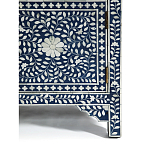 Комод инкрустация костью ORIENTAL Indian синий орнамент варинант исполнения - 5 | Loft Concept в Волгограде