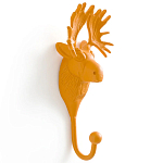 Настенный крючок голова оленя Deer Wall Hook Mustard варинант исполнения - 2 | Loft Concept в Волгограде