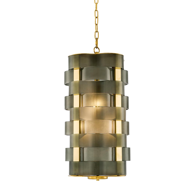 Люстра Chandelier Martinique Золотой Зеленый смок Люстра Chandelier Martinique Золотой Зеленый смок в Волгограде | Loft Concept
