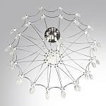 Люстра подвесная из металла с хрустальными прозрачными подвесками Quasar 81 варинант исполнения - 11 | Loft Concept в Волгограде