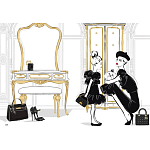 Megan Hess. Te Lttle Blk Dess варинант исполнения - 8 | Loft Concept в Волгограде