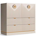 Комод с фактурным фасадом Satin Furniture варинант исполнения - 1 | Loft Concept в Волгограде