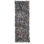 Ковер прямоугольный разноцветный из джинсовой одежды Zero Waste варинант исполнения - 1 | Loft Concept в Волгограде