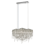 Люстра подвесная с металлическими цепочками и изогнутыми металлическими дугами 72 см Atlantis Chain варинант исполнения - 2 | Loft Concept в Волгограде