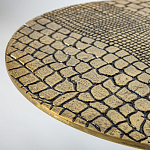 Кофейный столик с металлической столешницей Amphibian варинант исполнения - 3 | Loft Concept в Волгограде