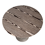 Стол барный круглый высокий с полосатым узором Zebroids варинант исполнения - 2 | Loft Concept в Волгограде